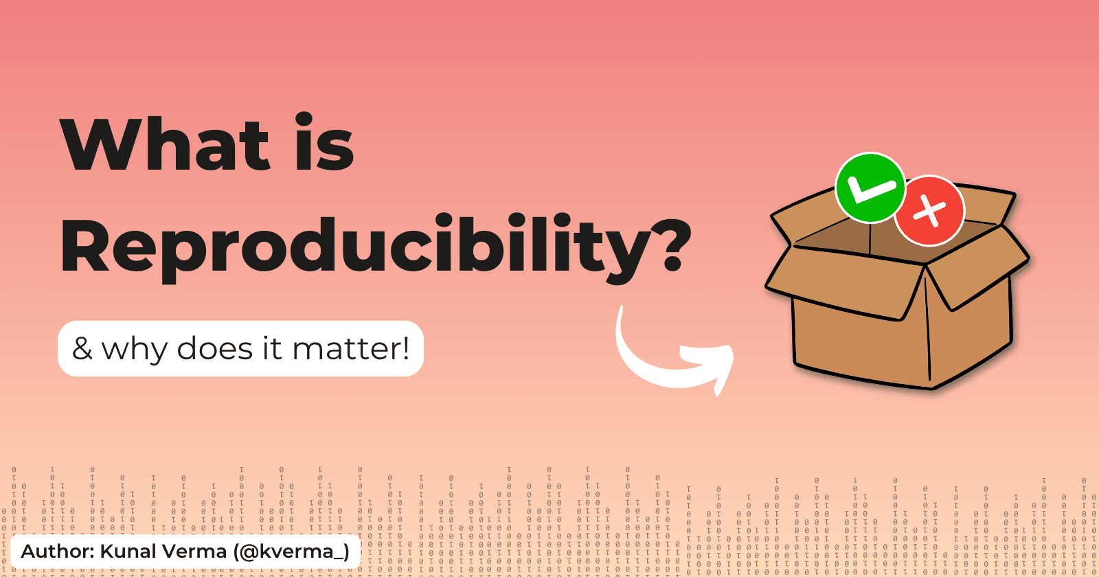 What is Reproducibility and why does it matter?